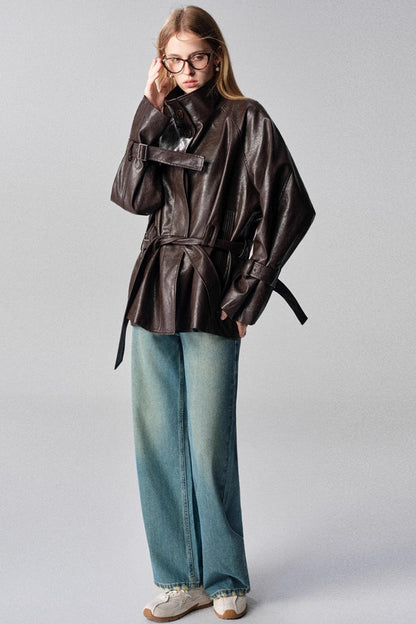 Mountain Chestnut Leather Jacket