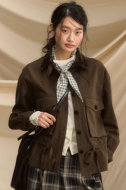 Old Poetry Leather Brown Jacket