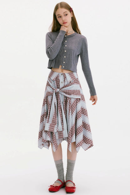 Autumn Flower Knitted Cardigan