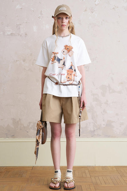 Chic Pleated Wide-Leg Trousers