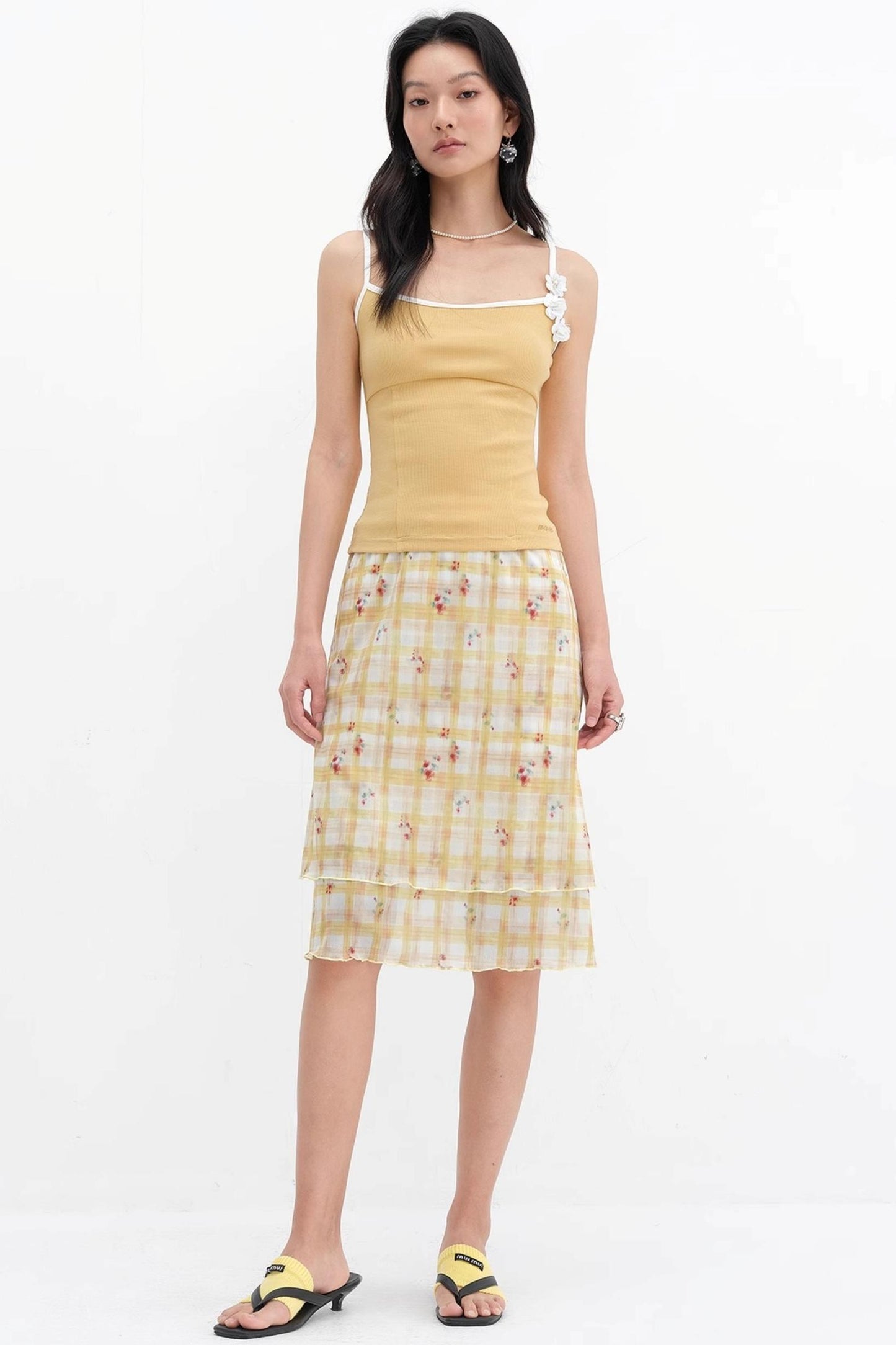 Sequin Wrap Camisole