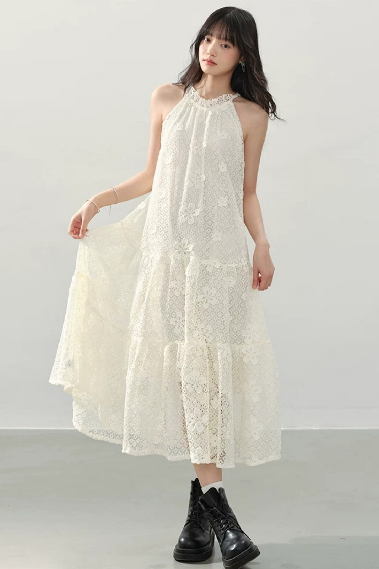 Coconut Grove Lace Dress