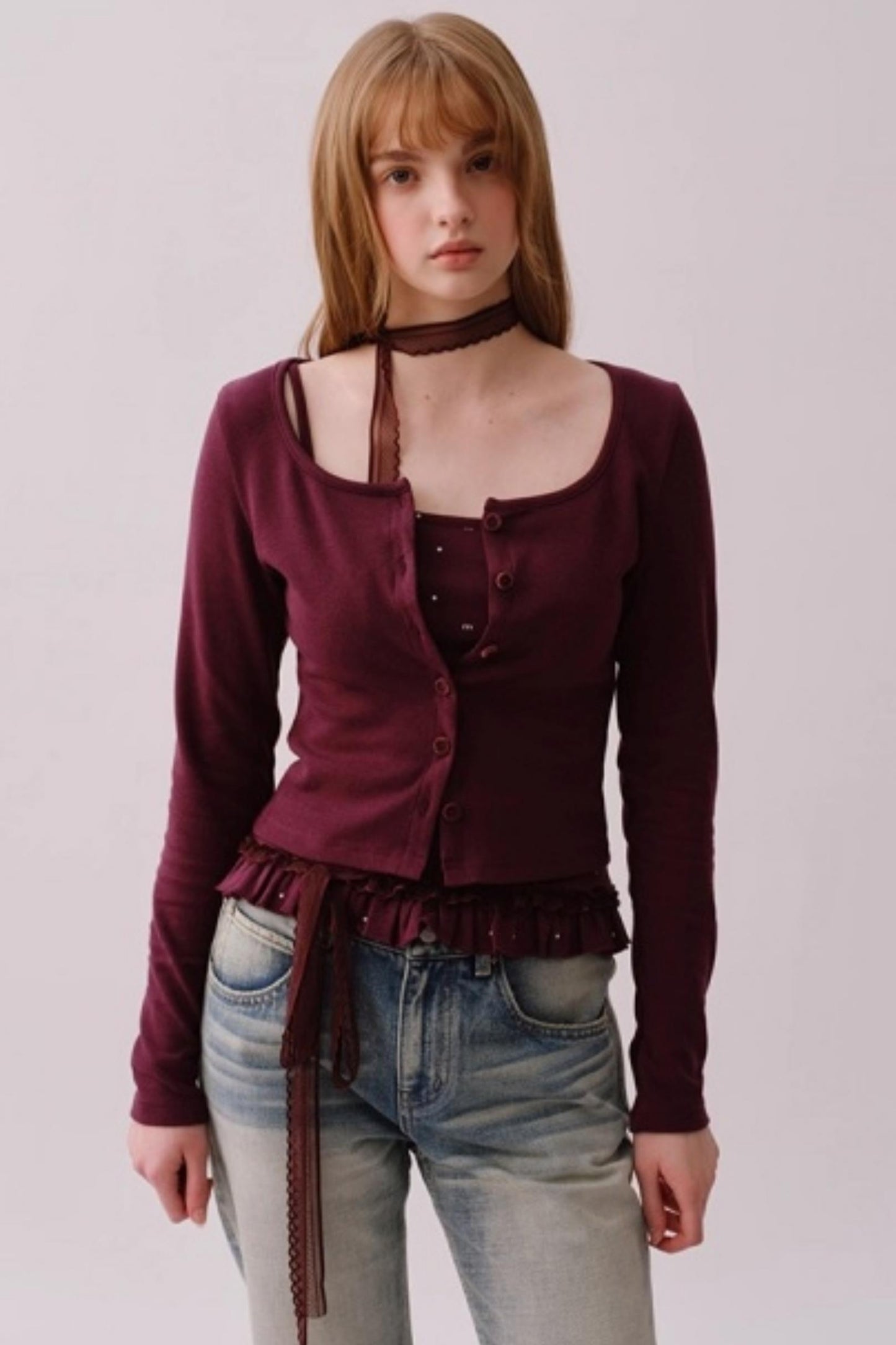 Retro Polka Dot Camisole Set-Up