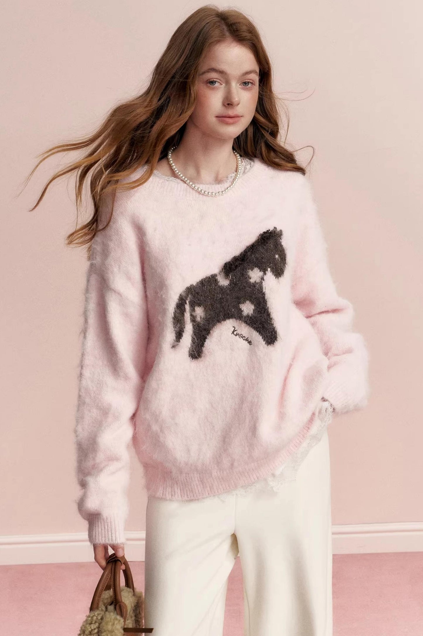 Floral Wool Jacquard Sweater