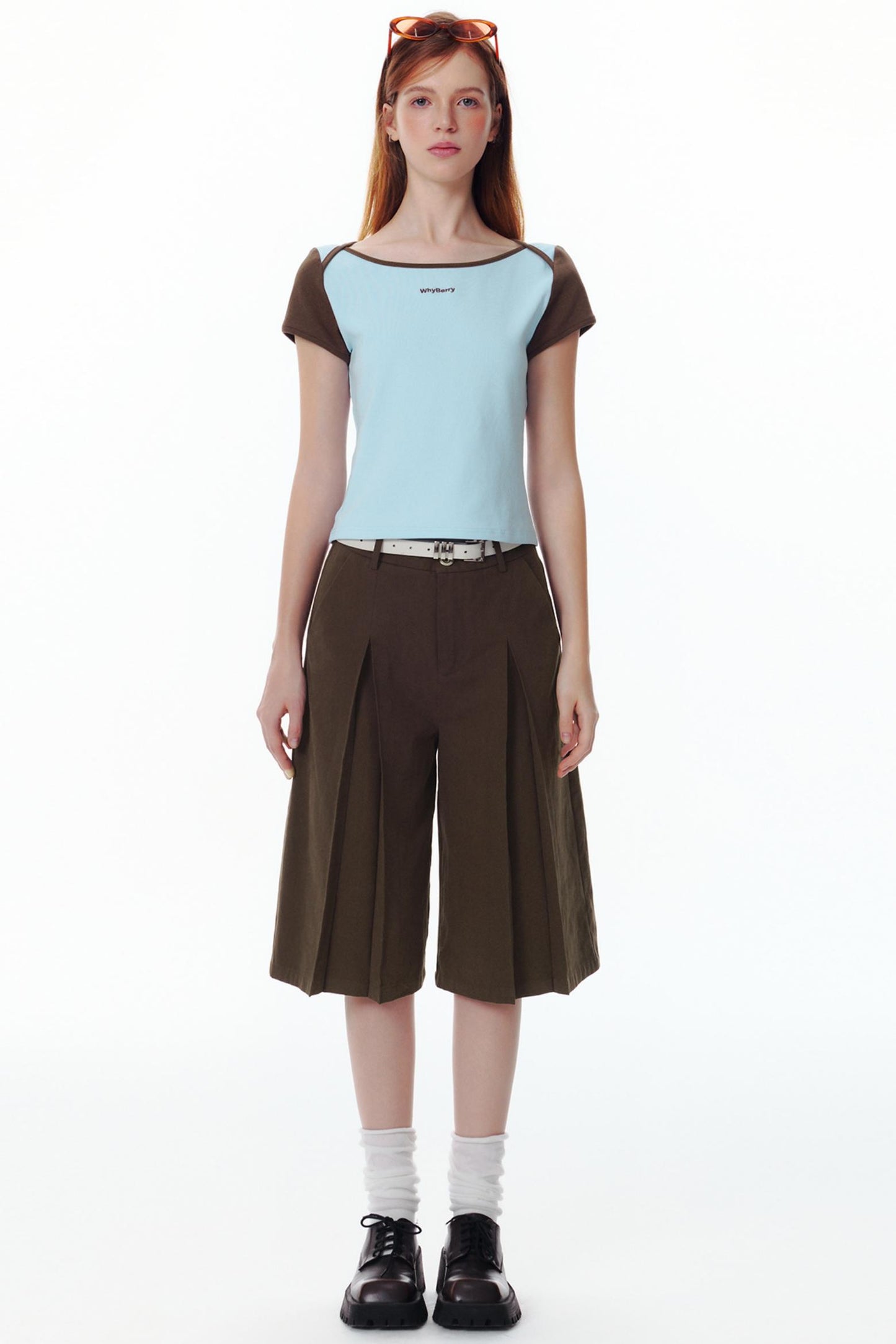 Choco One-Shoulder Tee