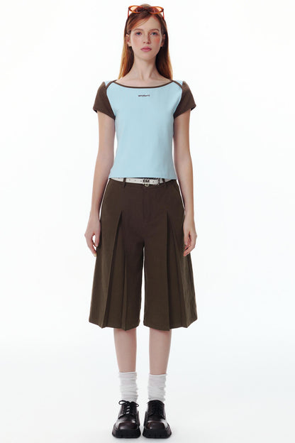 Choco One-Shoulder Tee