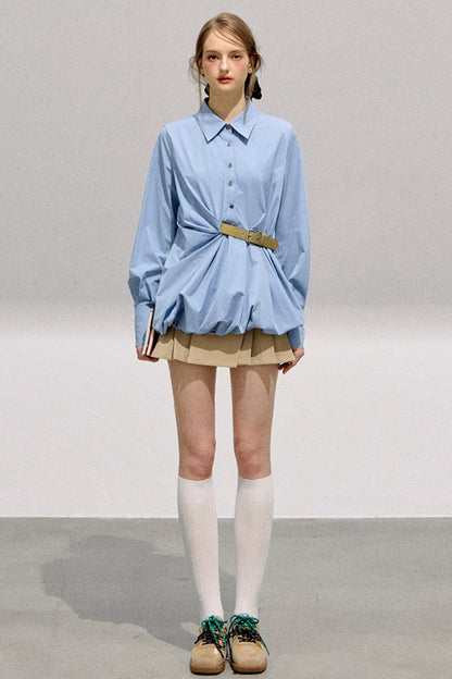 College Sweetheart Fluffy Shirt