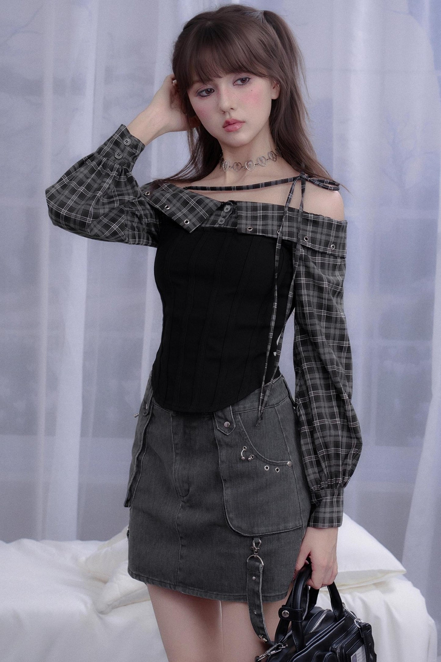 Rebellion One-Shoulder Shirt