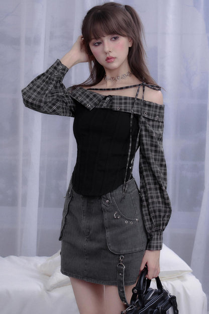 Rebellion One-Shoulder Shirt