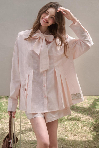 Pink Bow Shirt set-Up