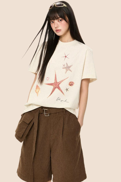 Marine Print T-Shirt