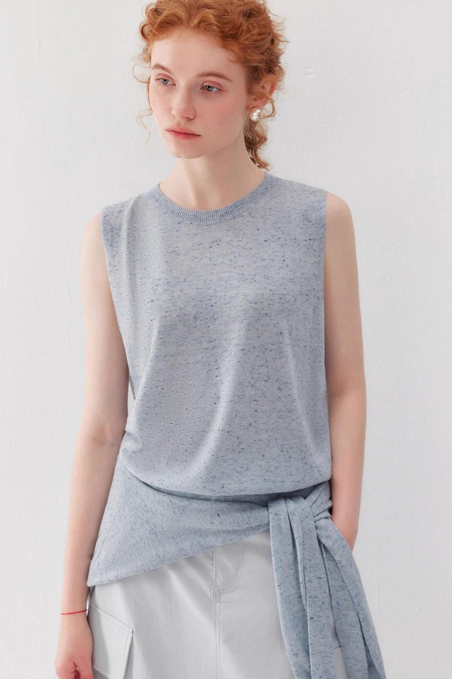 Linen UV Protection Knit Set-Up