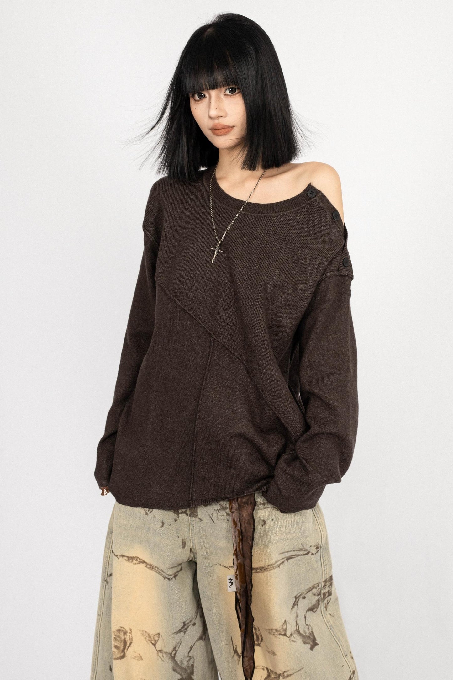 Retro Knitted Minimal Top