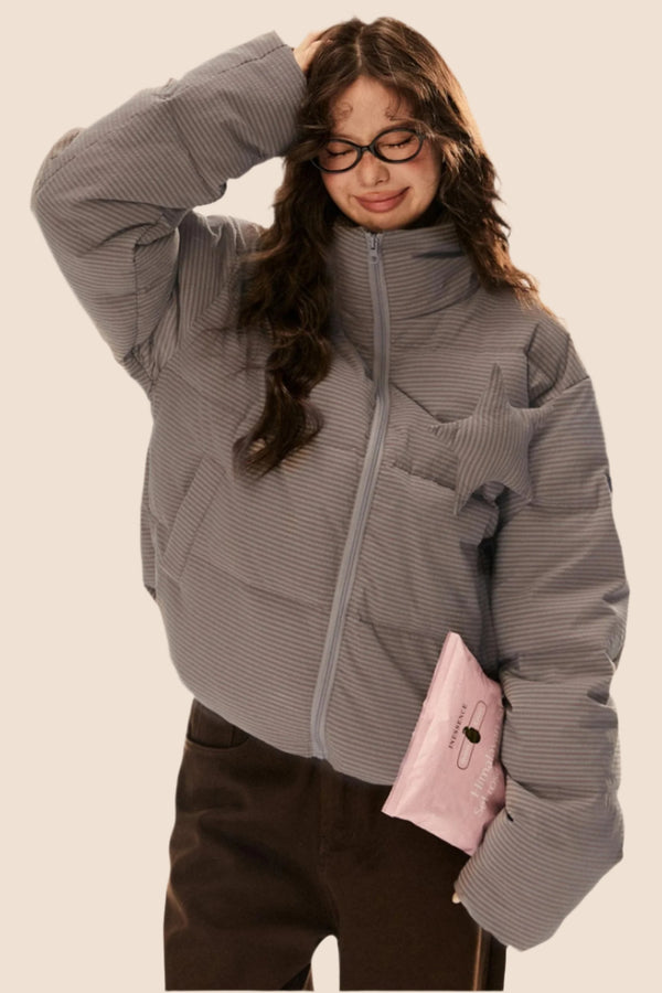 Short Warm Duck Down Jacket