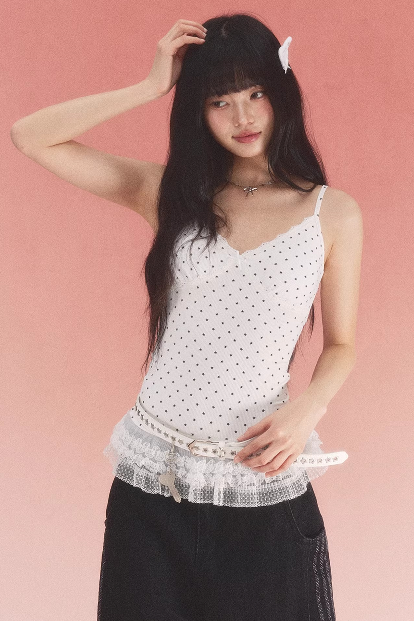 Starry Lace Camisole Top