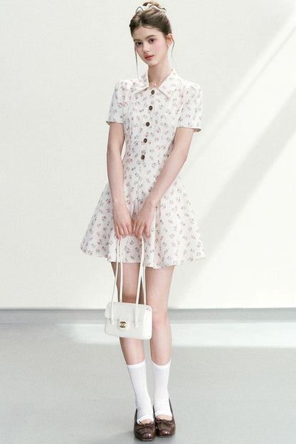 Sweet Floral A-Line Dress