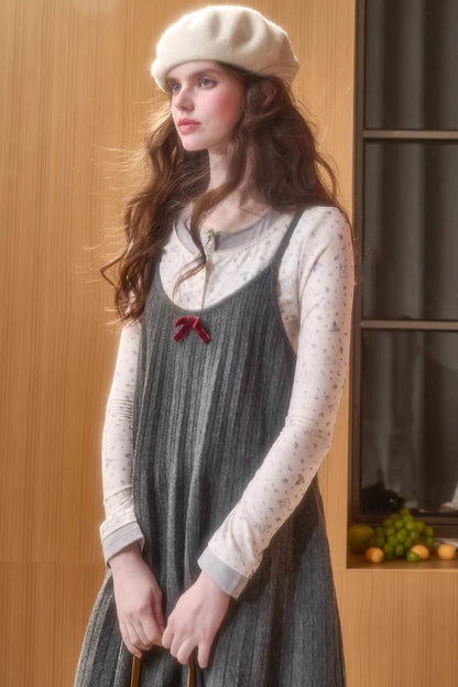 Origami Pleats Fluffy Dress