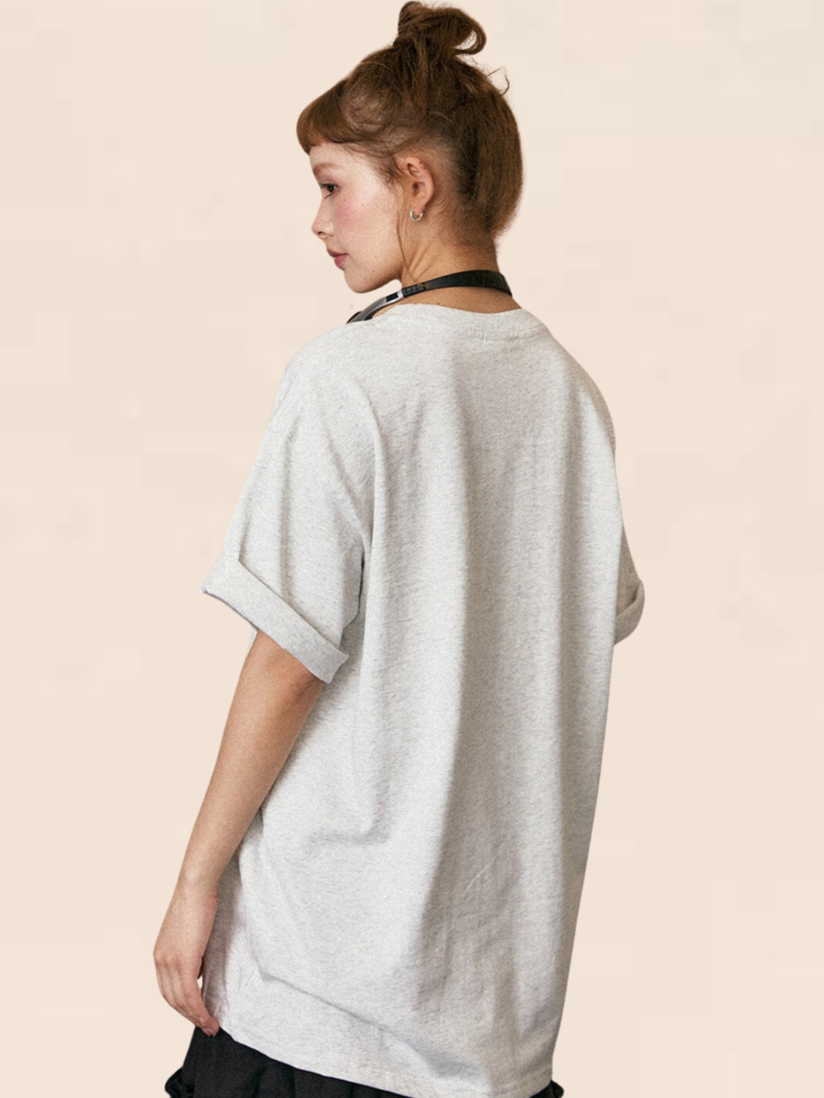 Street Loose Mid-Sleeve Top