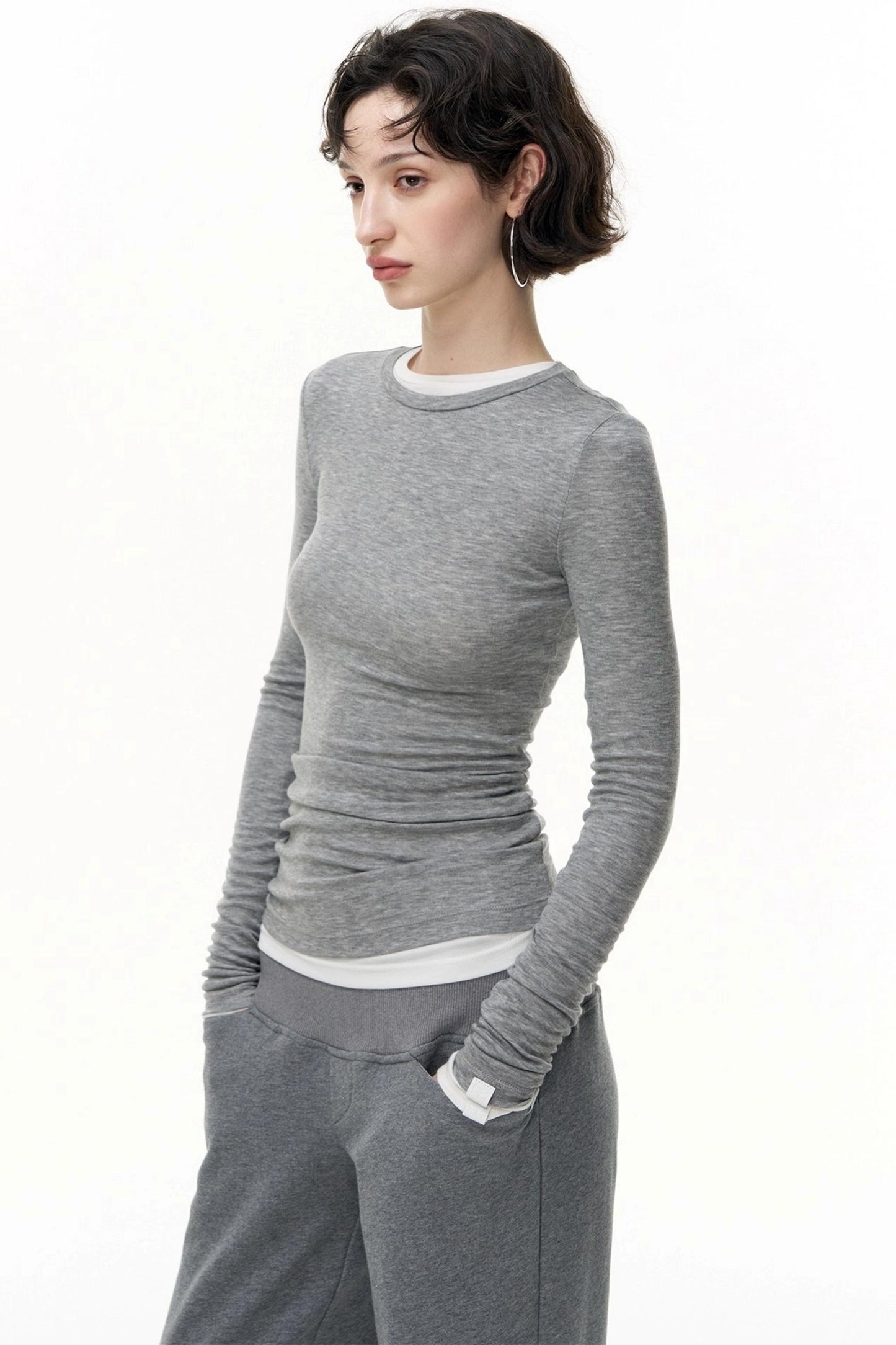 Autumn Slimming Crew Neck Base Layer