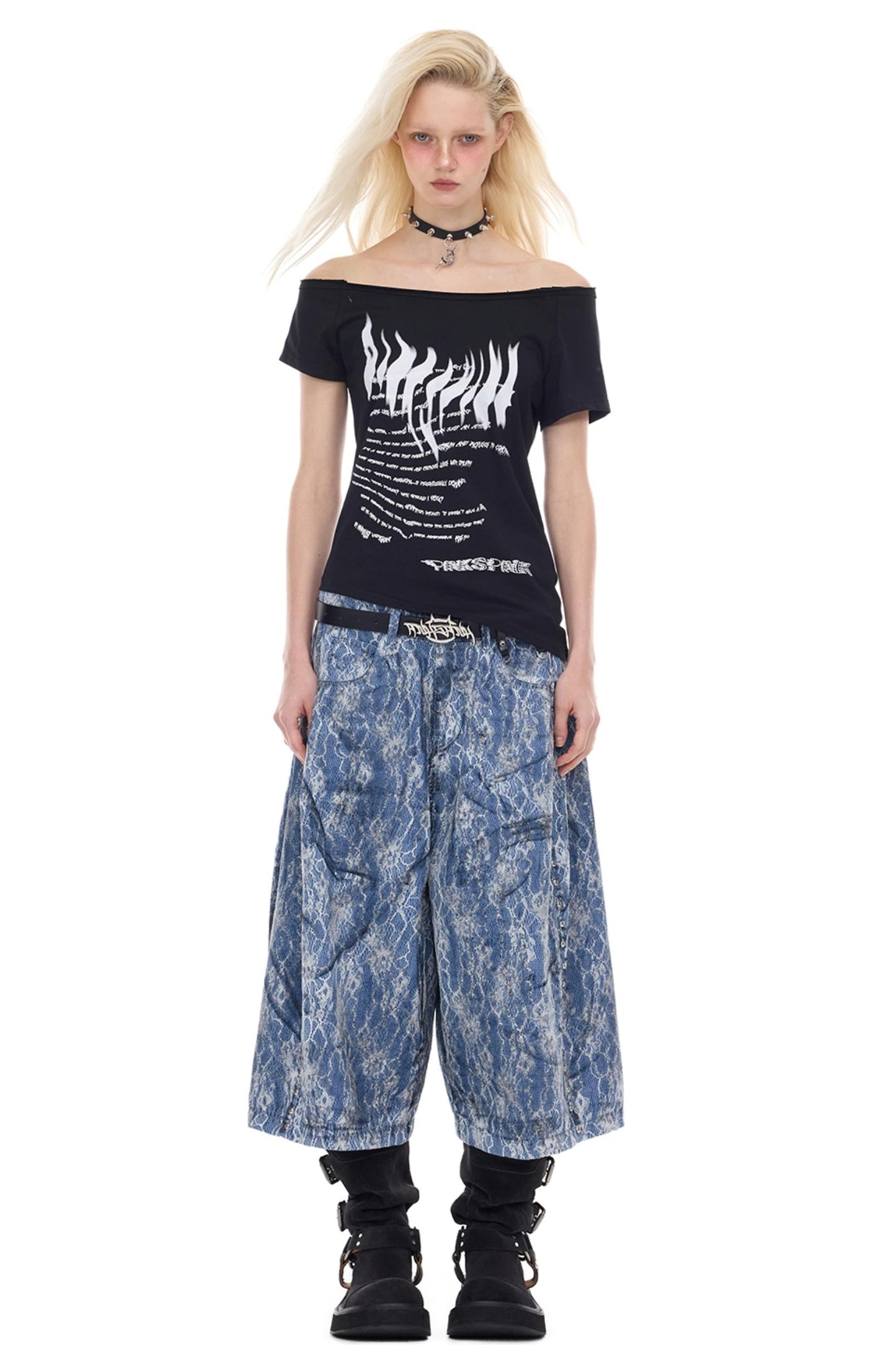 One-Shoulder Y2K T-Shirt