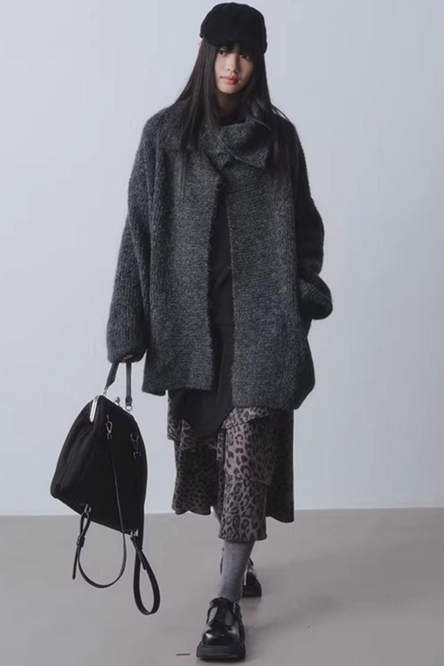 Winter Twilight Wool Cardigan