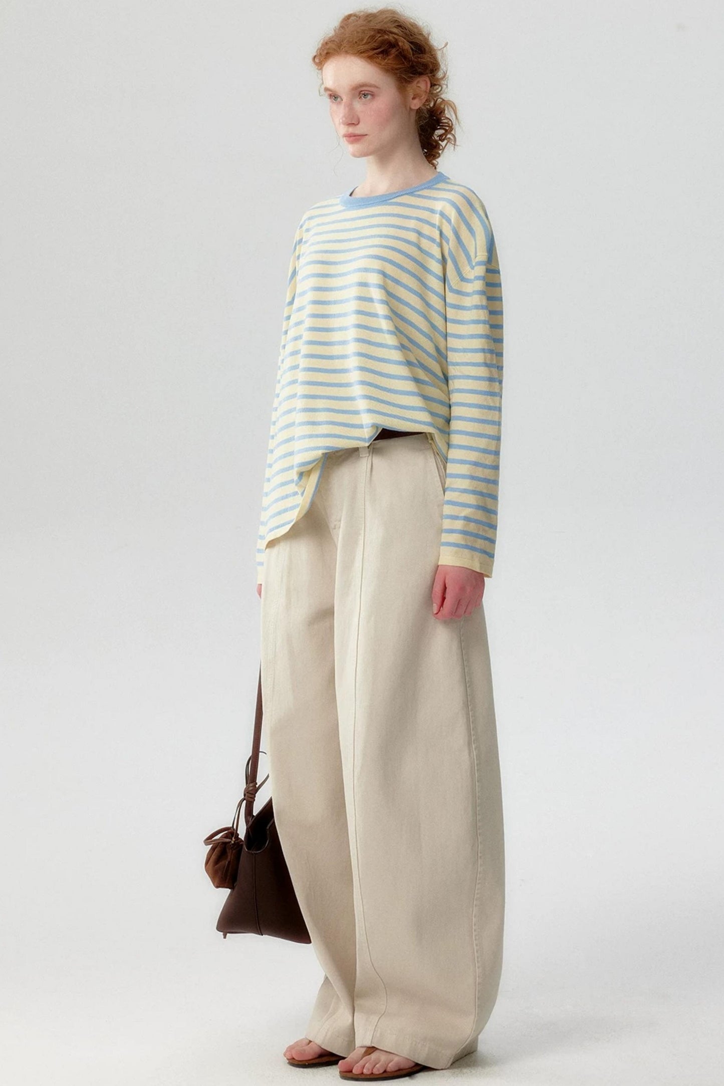 Sea Salt Striped Knit Sweater
