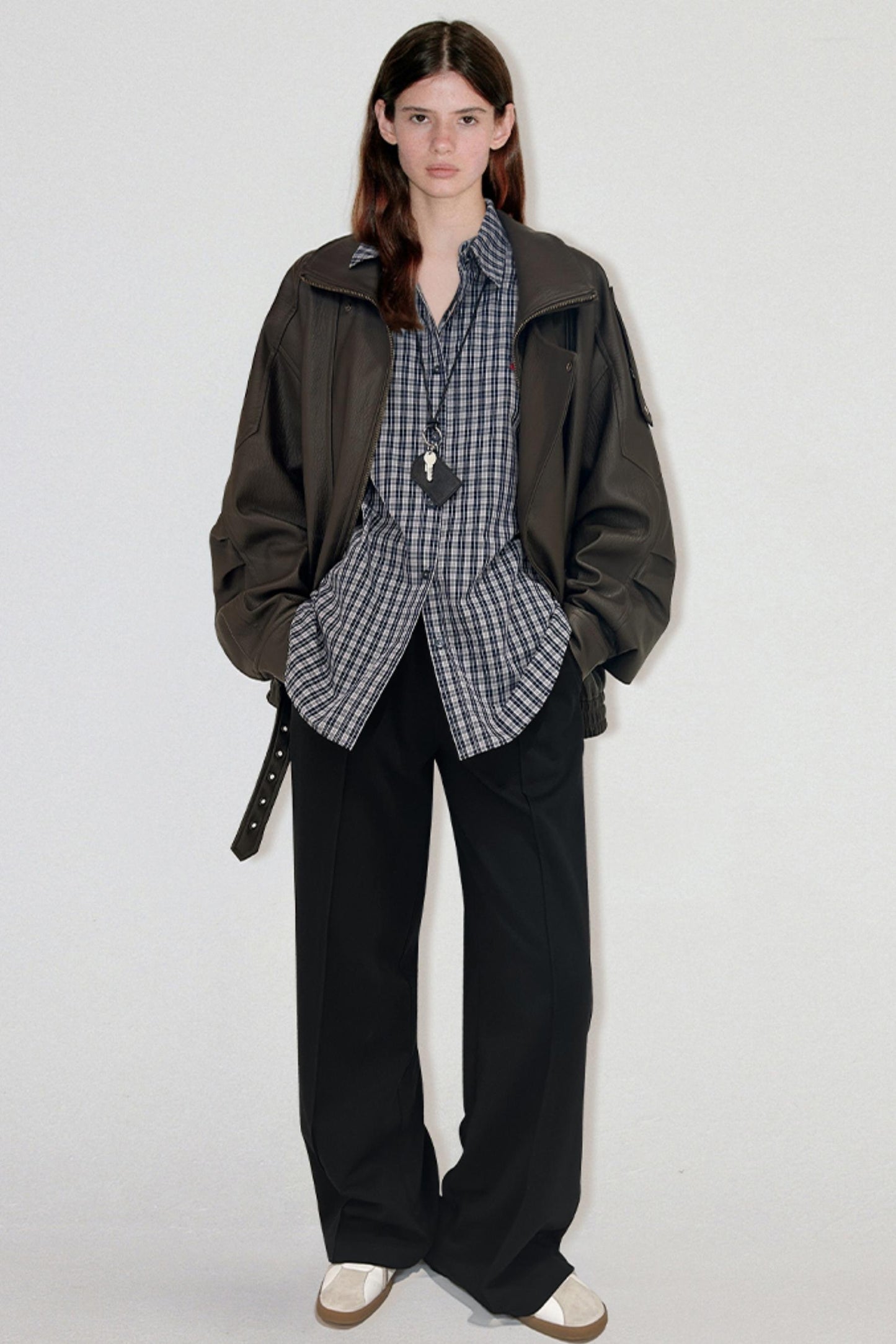 Lazy Leather Split Jacket