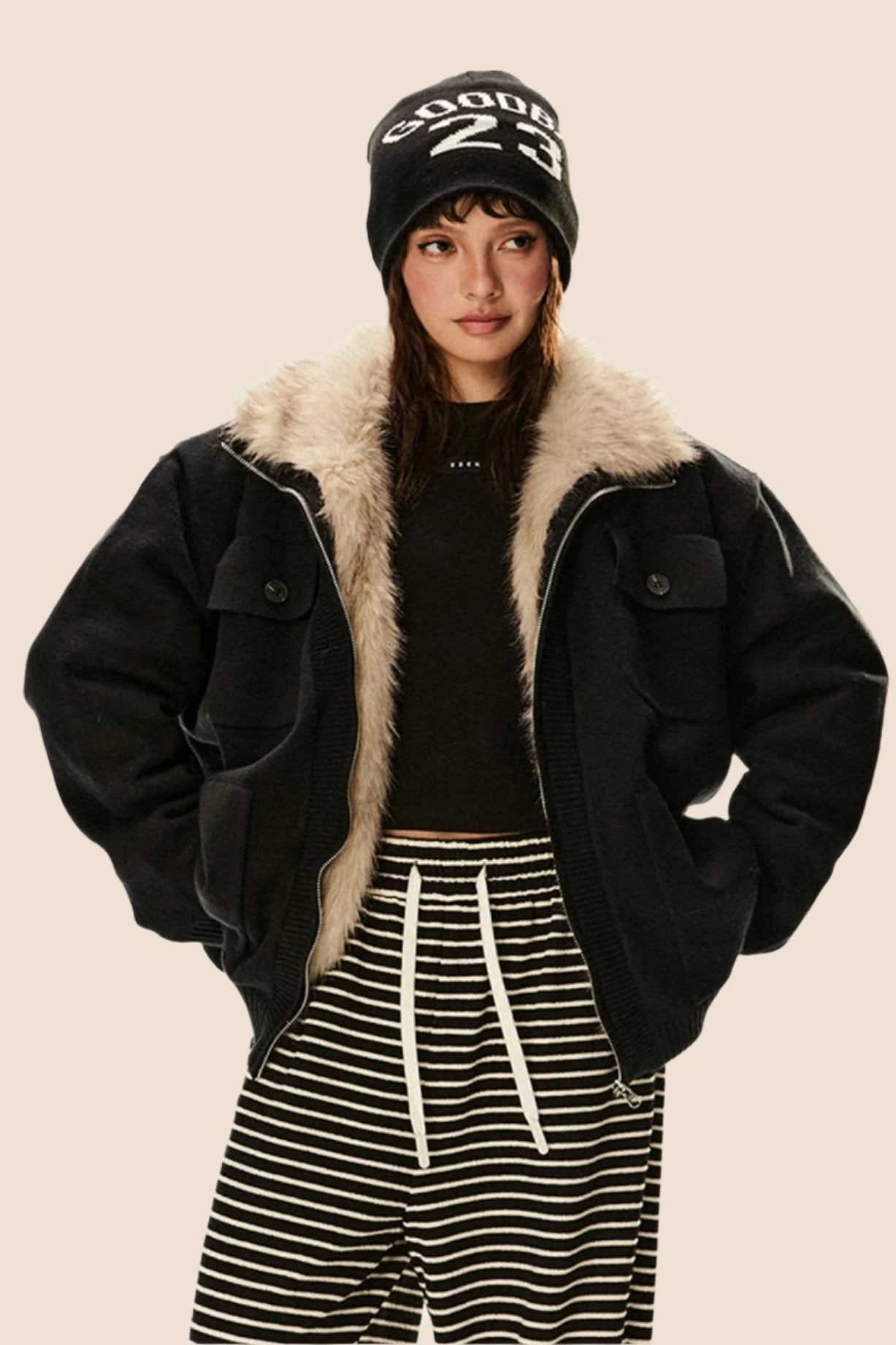 Versatile Furry Winter Jacket