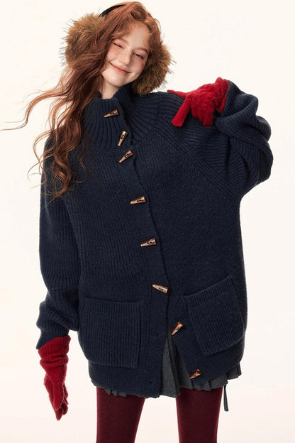 Japanese Retro Knit Cardigan