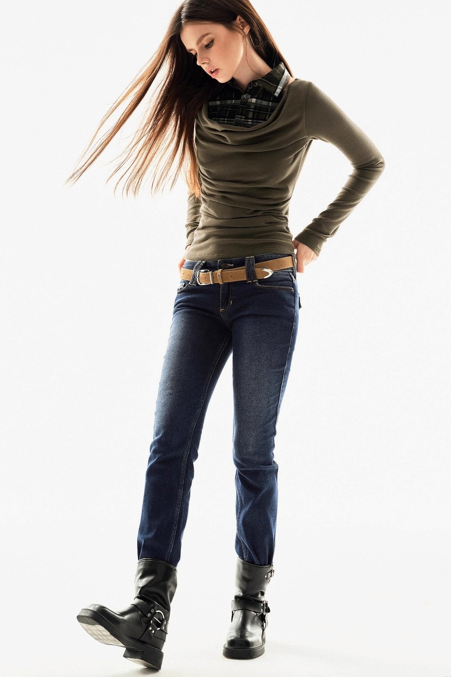 Unique Neckline Knitted Top