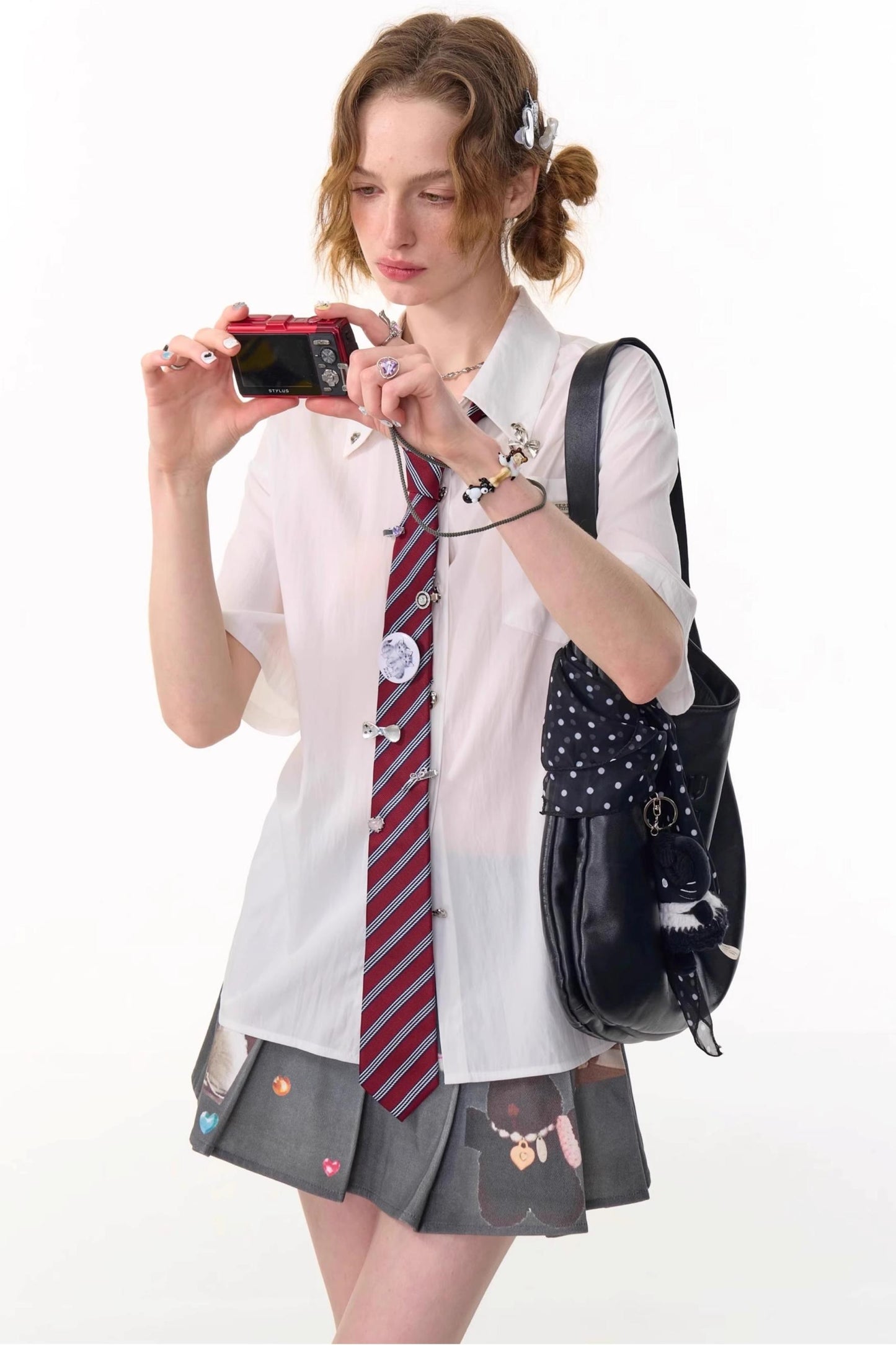 White Short Sleeve Top