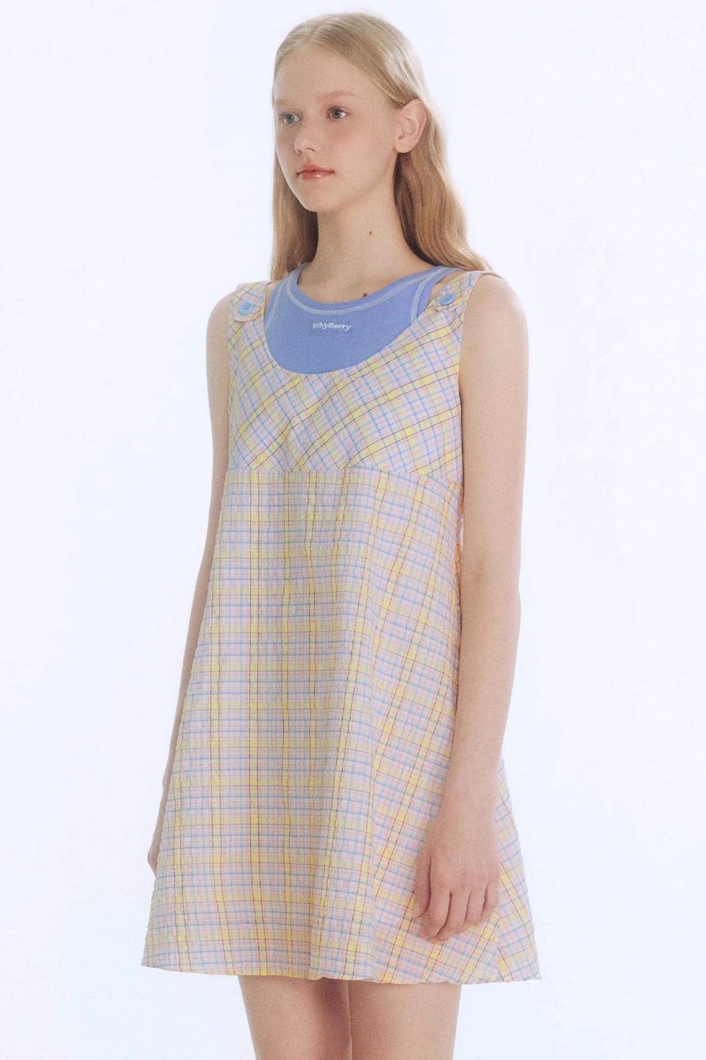 Tangerine Playful Clash Dress