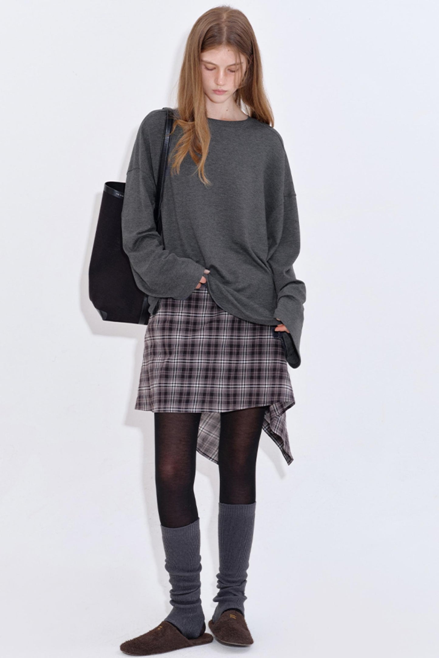 Layered Knit Leg Warmers Socks