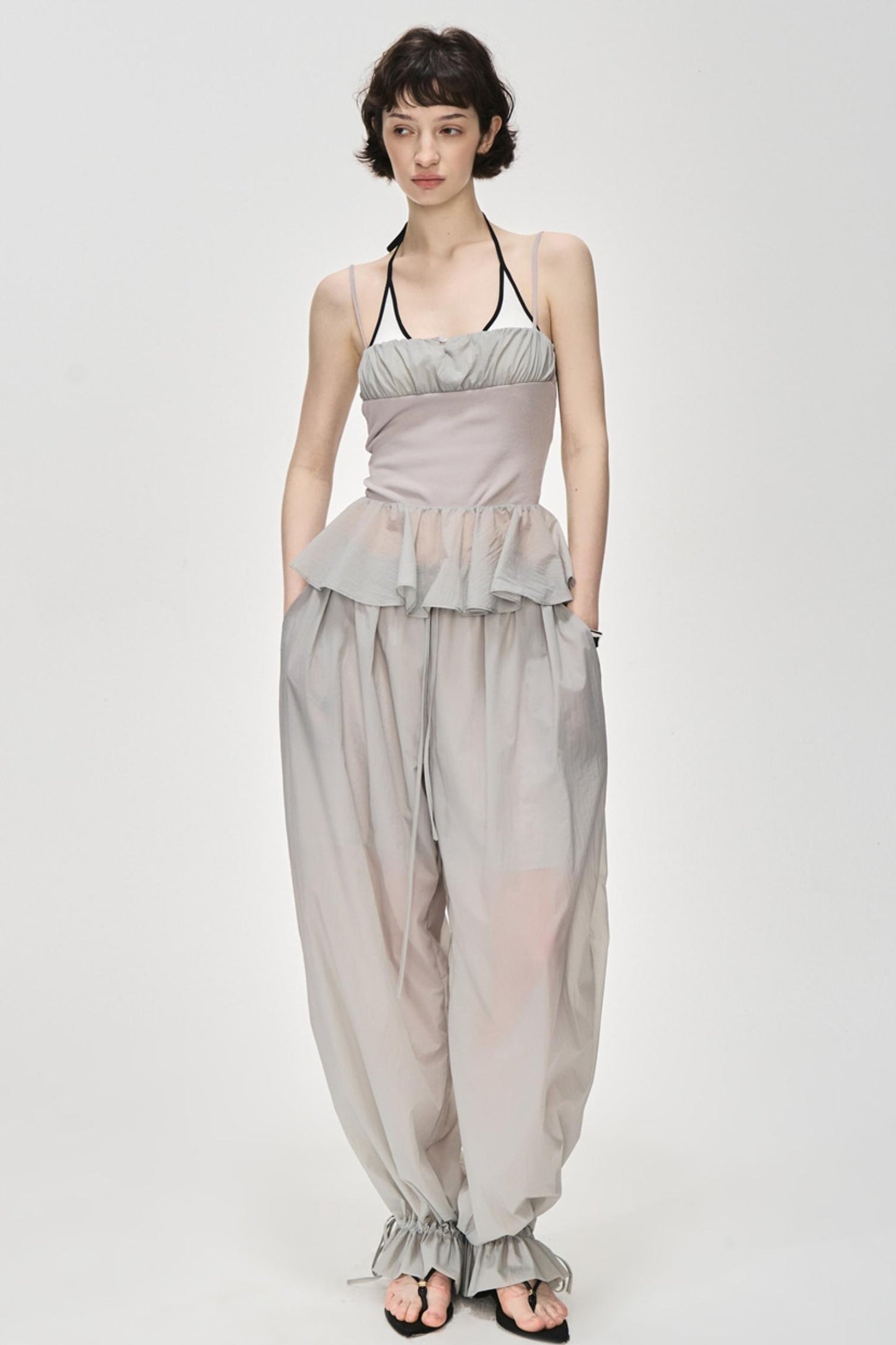 Luxury Glossy Drawstring Pants