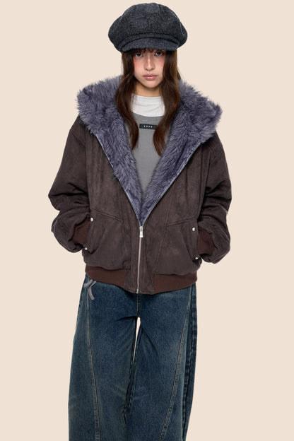 Soft Suede Chain Jacket