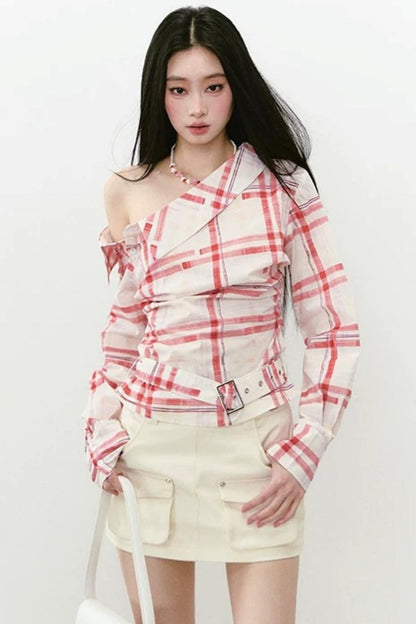 Jupe trapèze à poches