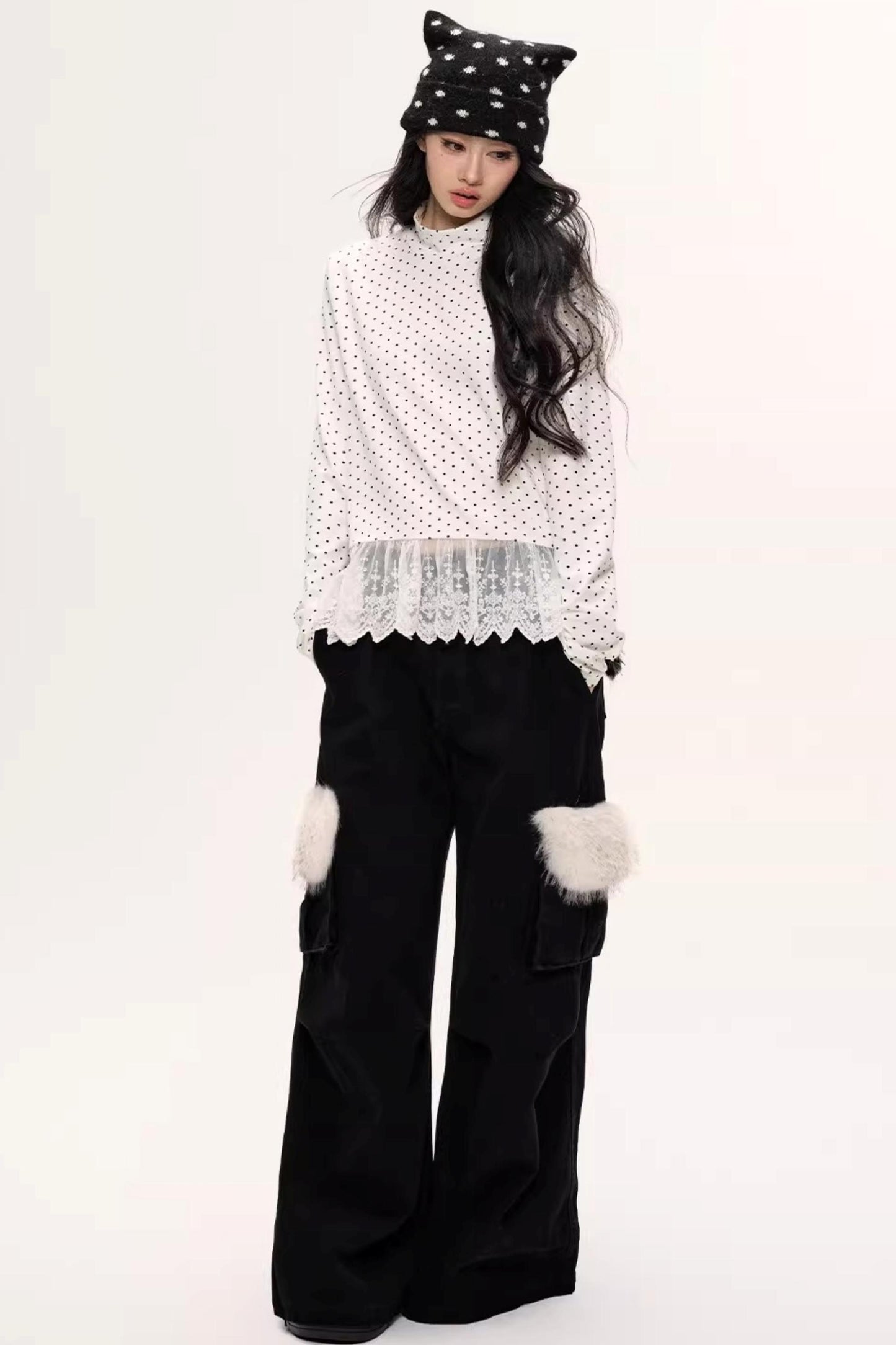 Dark Night Wide-Leg Pants