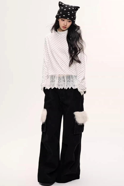 Dark Night Wide-Leg Pants