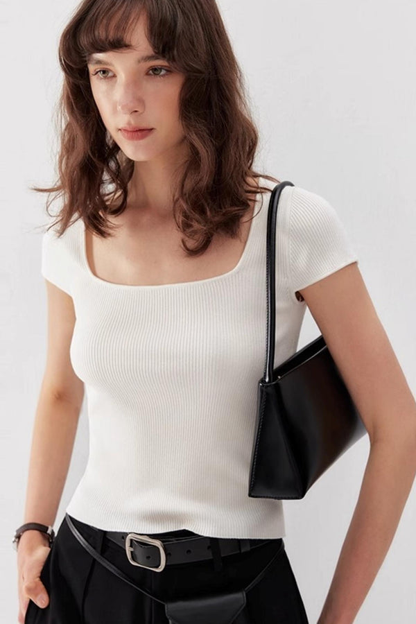 Slim Neck Top