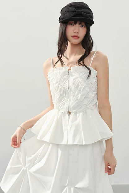 Moonlight Ruffled Camisole Top