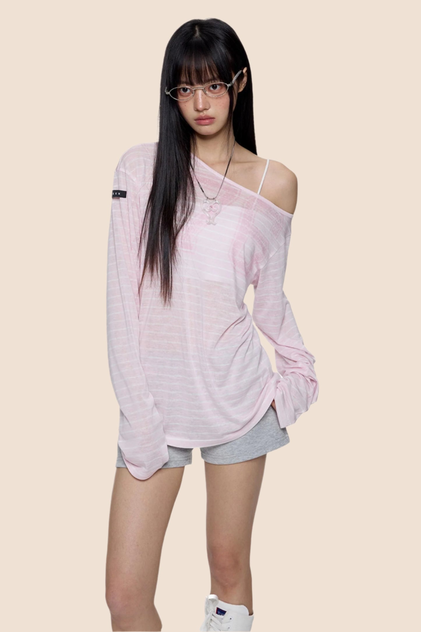 Slant Shoulder Sun Tee