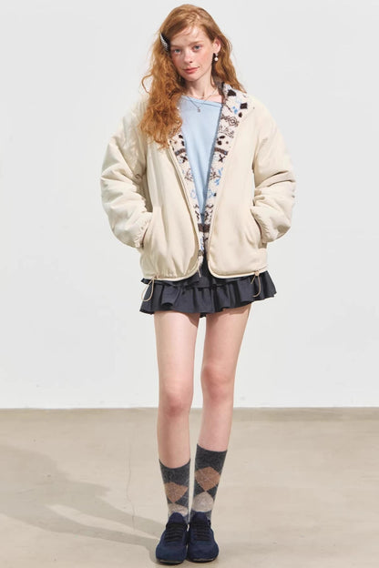 Polar Fleece Jacquard Jacket Set-Up