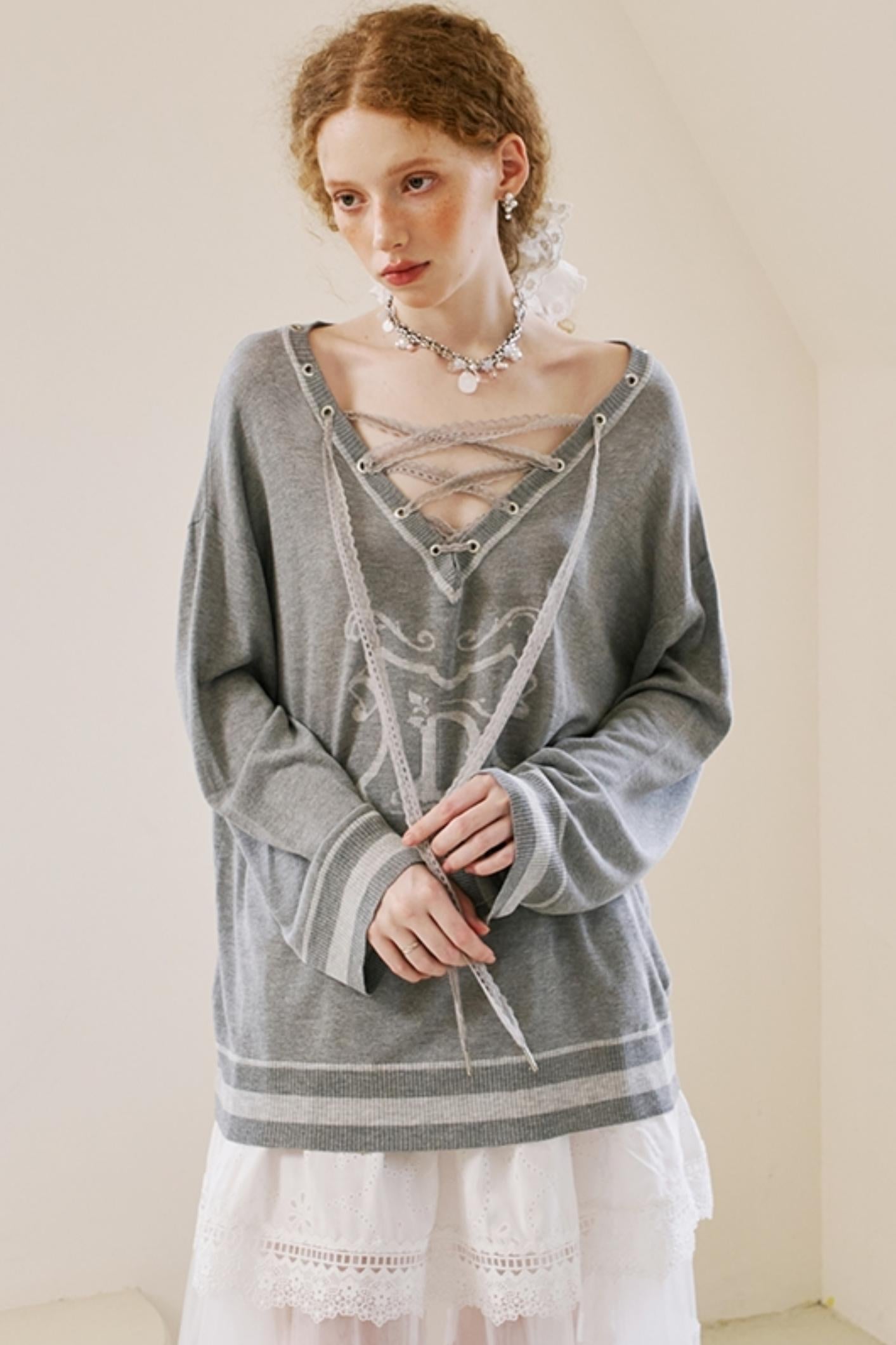 Lace Knit Smock