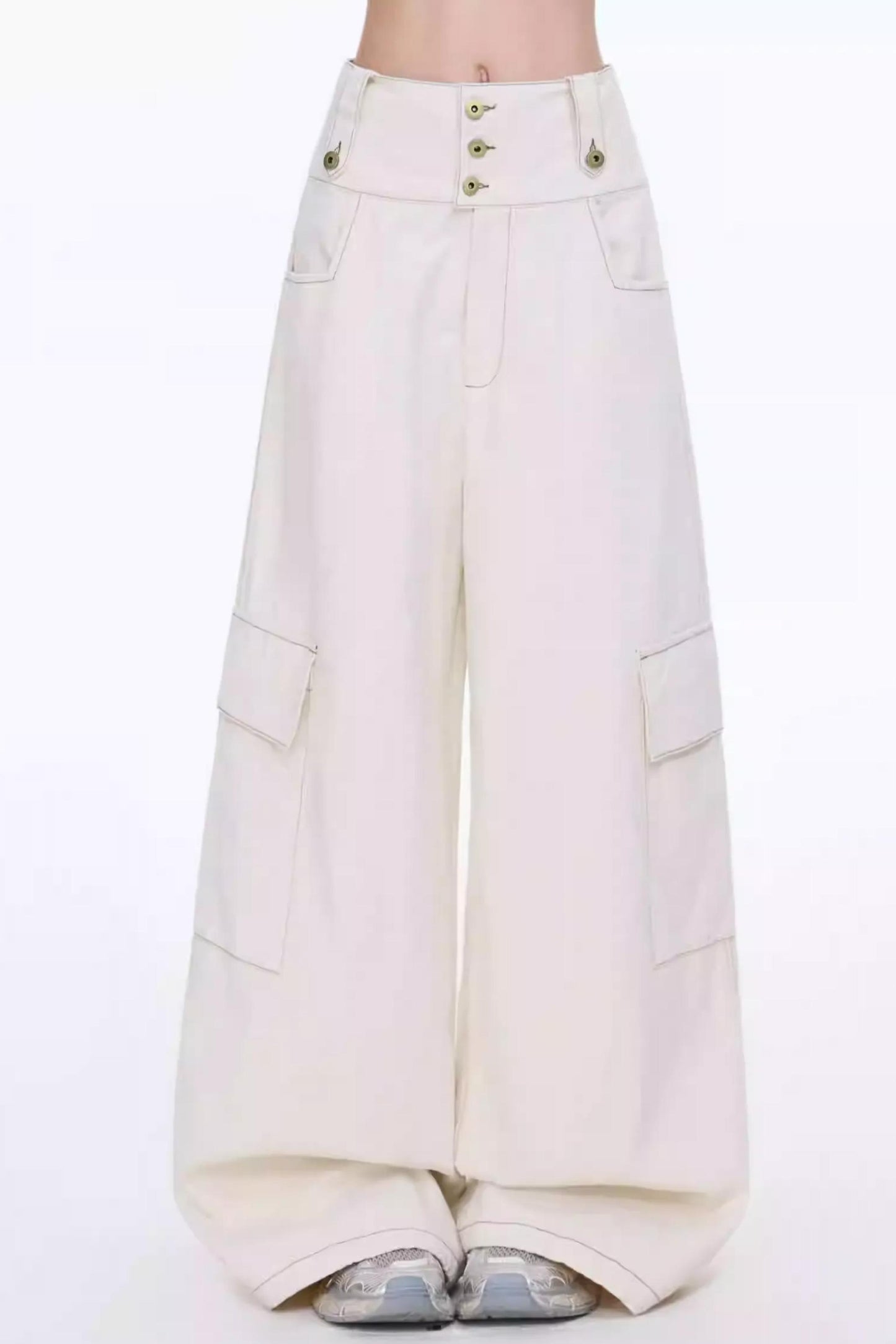 Retro Minimalist Casual Pants