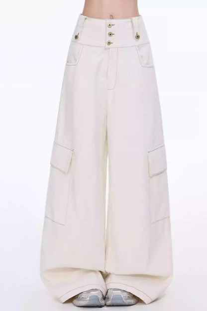 Retro Minimalist Casual Pants