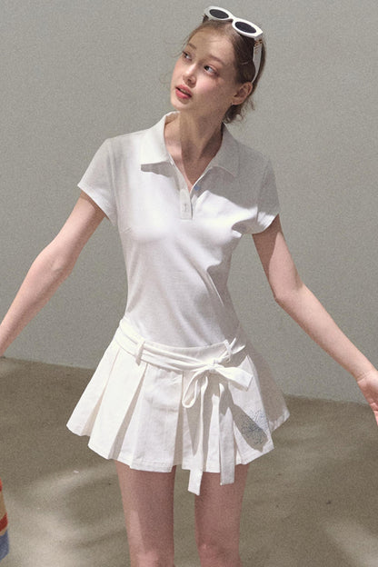 Cool Cotton Polo Skirt Set-Up