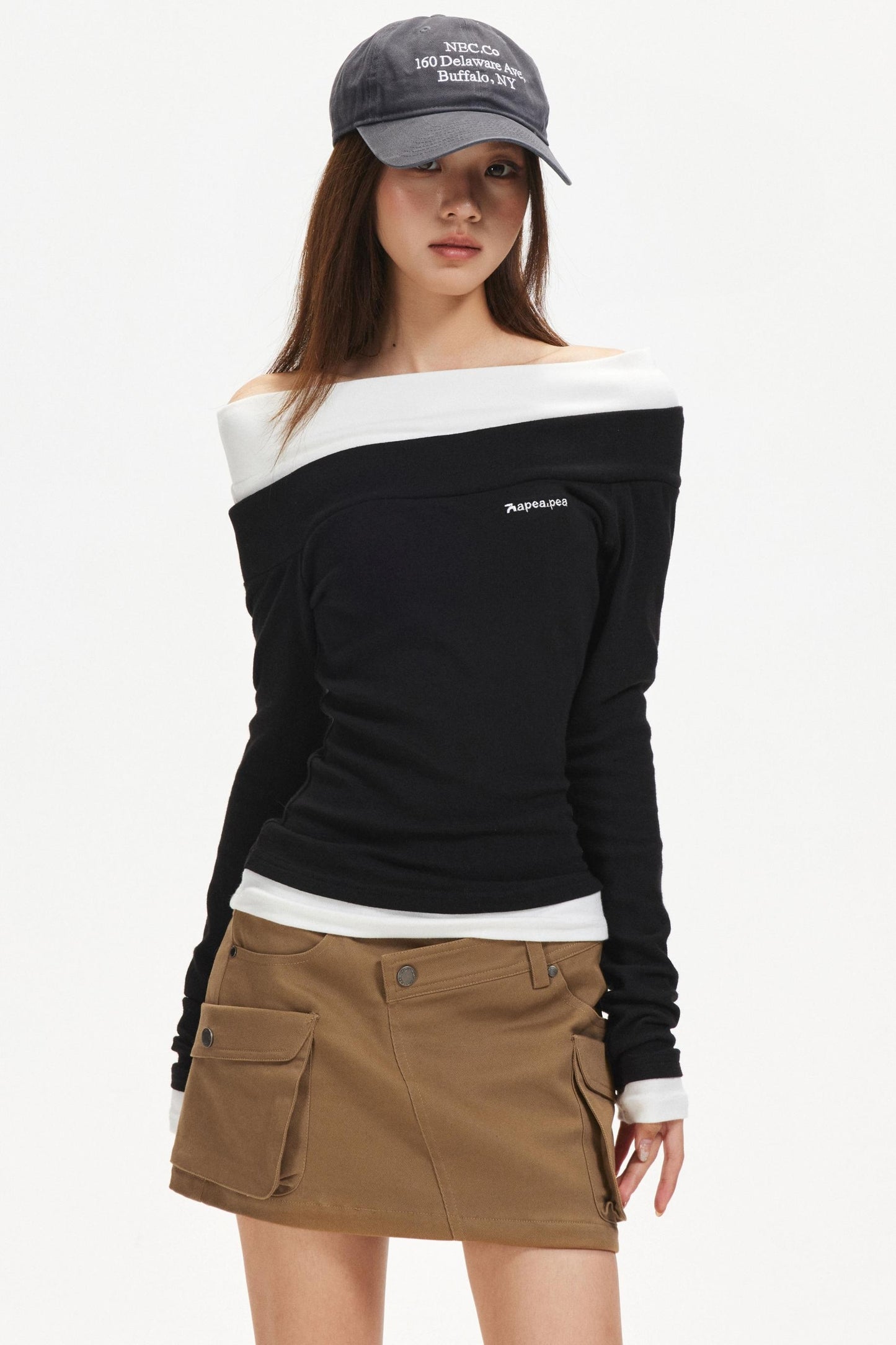 One-Shoulder Knitted Top