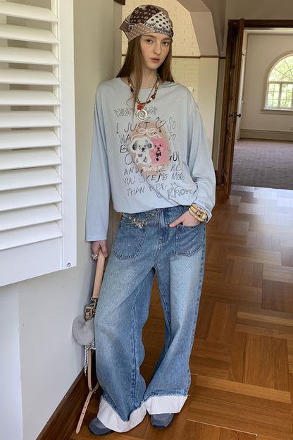 Structured Silver Summer Jeans