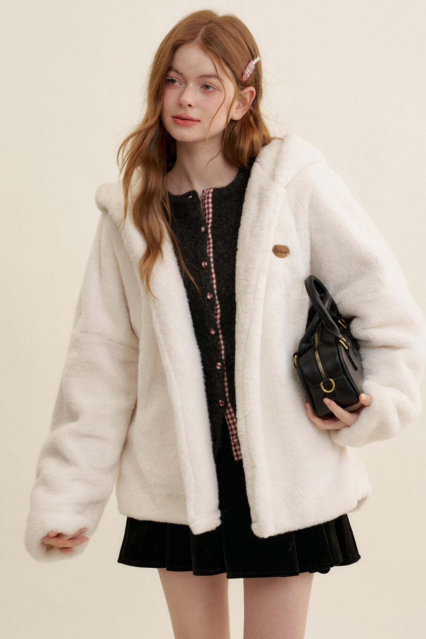 Vintage Checkered Cardigan