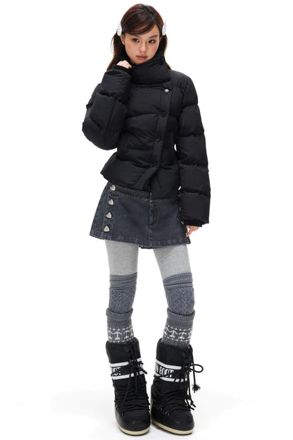 Retro Stand Collar Cotton Jacket